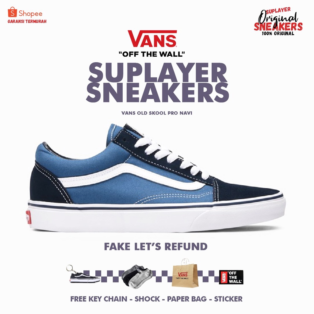 Vans old skool pro navy white original BNIB