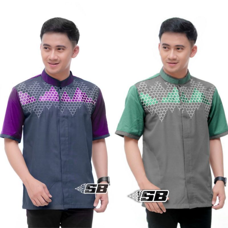 Baju Koko Bahan Toyobo Lengan Pendek