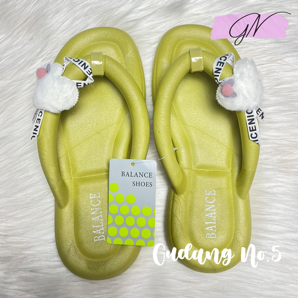 GN-2024-8A Sandal Jepit Jelly Model Terbaru FashionWanita Import PCU
