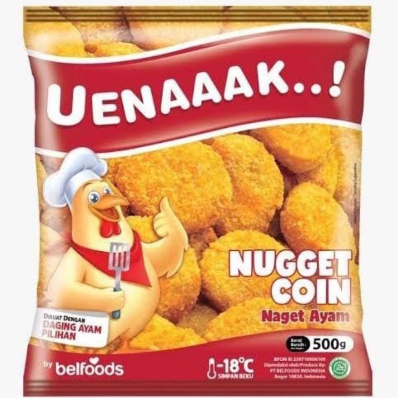 

Nugget BELFOODS Small / Nuget Ayam COIN 500g