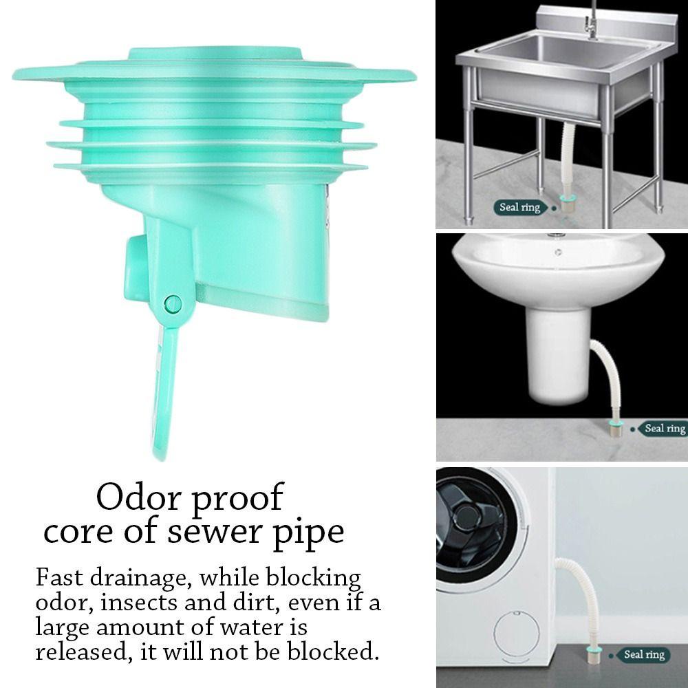 CHOOKYY Floor Drain Aksesori Kamar Mandi Bermanfaat Stopper Selokan Shower Drainer Seal Pipa Air Plug