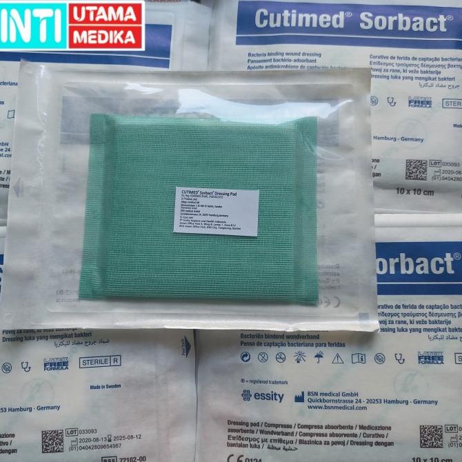 Cutimed Sorbact 10x10cm BSN/Cutimed Sorbact Dressing Pad 10x10cm BSN
