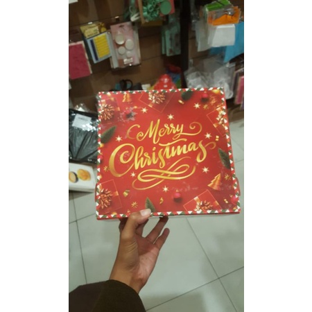 

kotak natal hampers natal 22x22x10cm