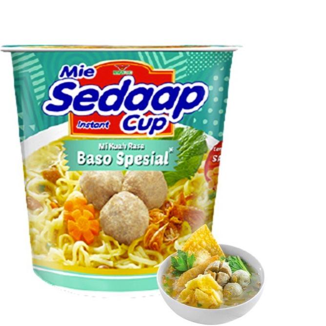 

7.7 Product HOT Mie Sedaap Mie Instant Cup Baso Spesial 77 gr