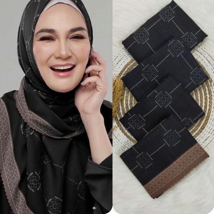 Big Sale Hijab Voal Segiempat / Hijab Motif Luna Maya  / Hijab  / Hijab Warna Soft / Hijab / Hijab I