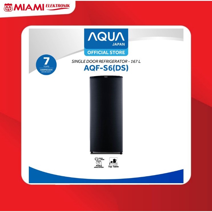 AQUA By SANYO AQF-S6 Standing Freezer 6 RAK