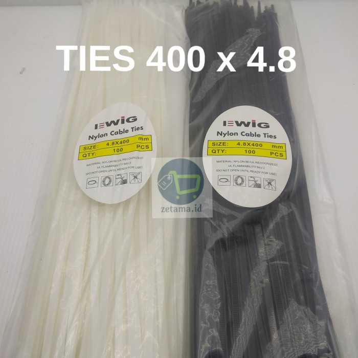 

DISKON KABEL TIES 40CM / 400x4.8 Code 5295