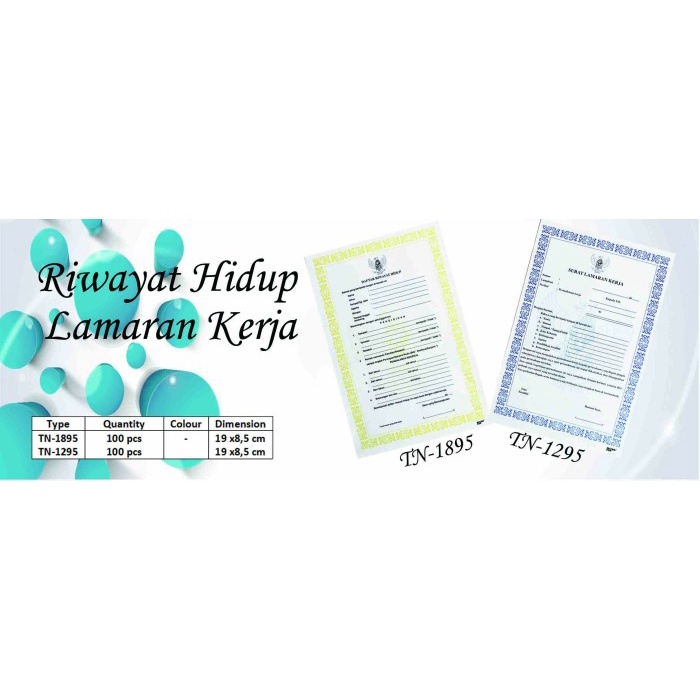 

PRO Surat Riwayat Hidup MICROTOP TN1895 / Daftar Riwayat Hidup