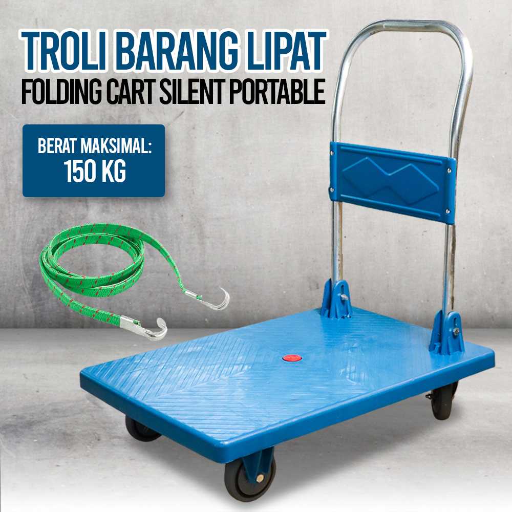 DLPO Troli Barang Lipat Trolley Folding Cart Silent Portable - DP303 ( Mughnii )