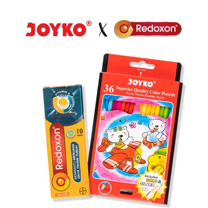 

Joyko Color Pencil CP-36PB & Redoxon Vitamin C 10 Tablet