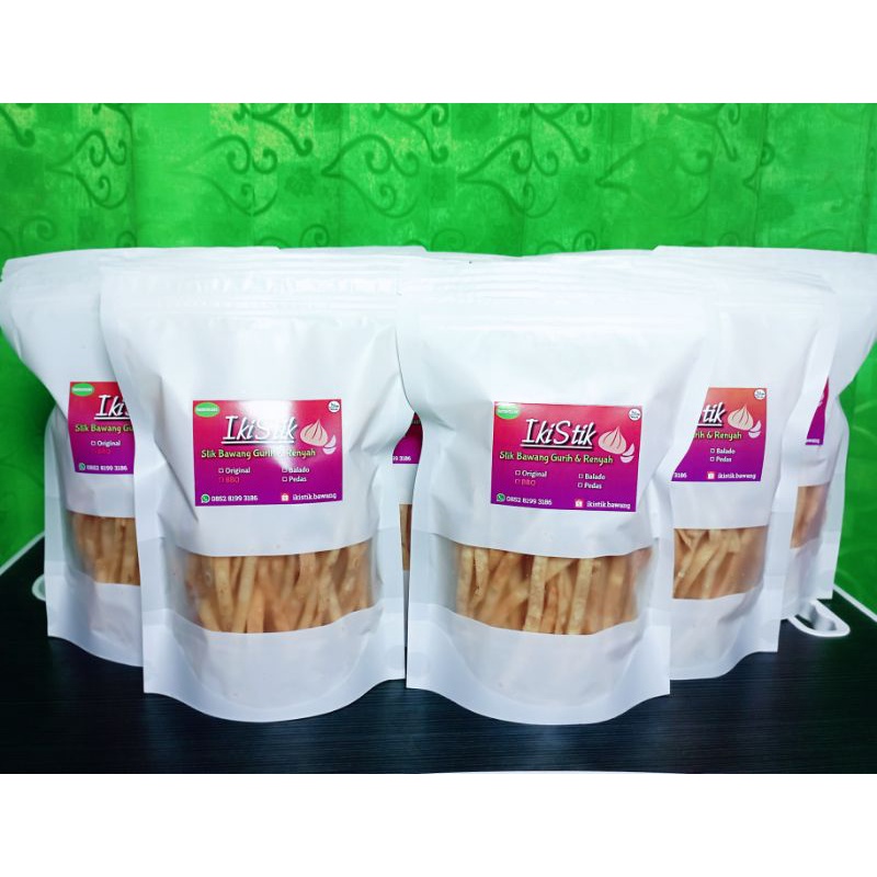 

Stik Bawang Gurih & Renyah Non MSG ( 100g )