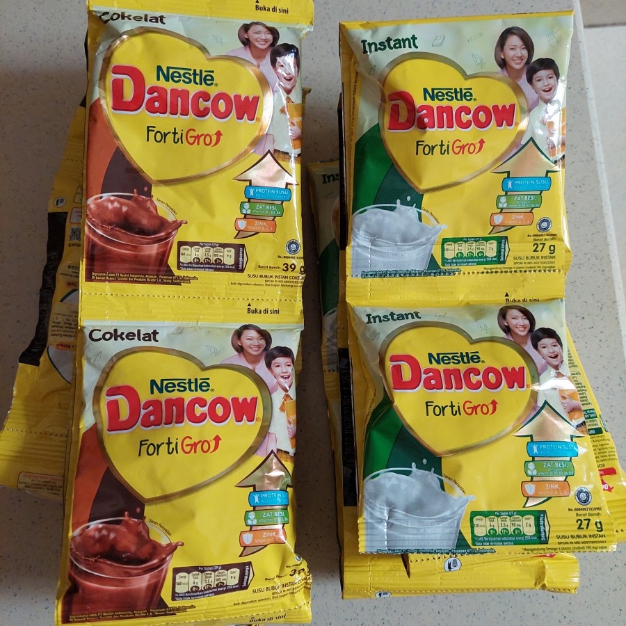 

Susu Dancow Sachet Renceng Putih Instant / Coklat