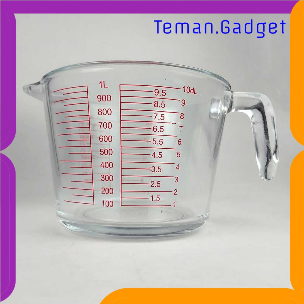 TG - DPR HUANMU Cangkir Gelas Ukur Takaran Microwave Heating Glass - GG-18