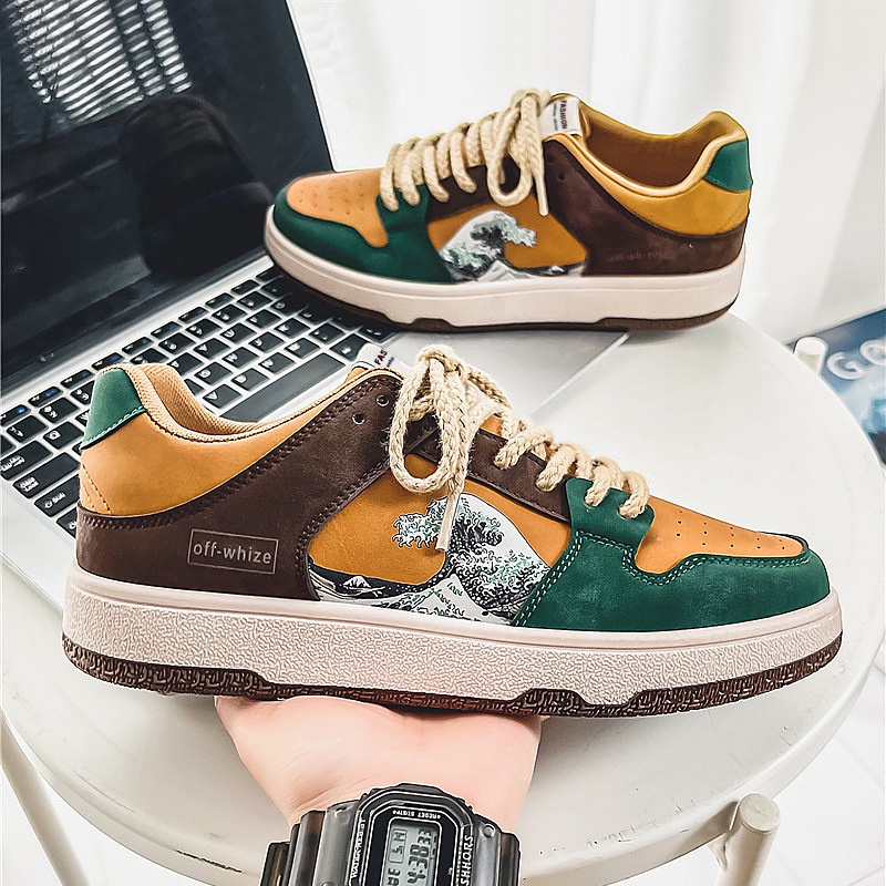 Toread Sepatu Sneakers Pria Fashion Sport Trendy Sepatu Remaja Import Kekinian Outdoor KSR114