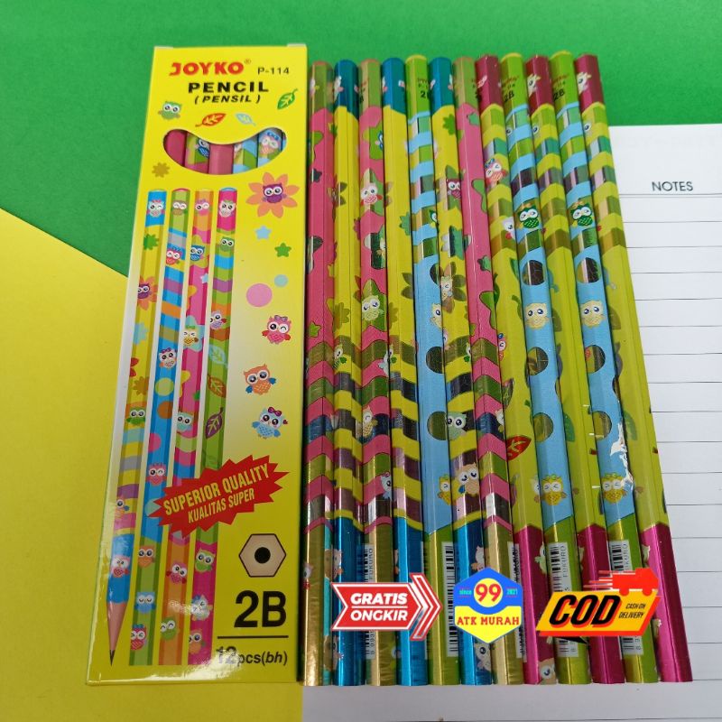 ANIMAL pensil 2B JOYKO P-114/Pensil 2B komputer/pencil