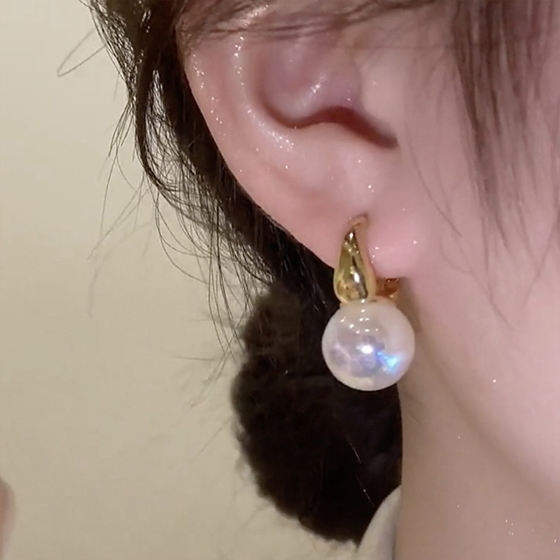 Fancyqube Emas Baru Wanita Fashion Perhiasan Klasik Kualitas Tinggi Manik-Manik Warna Anting