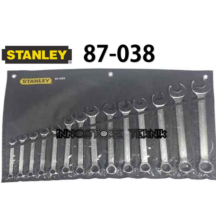 Kunci Ring Pas 14pcs 10-32mm Combination Wrench Set Stanley 87-038