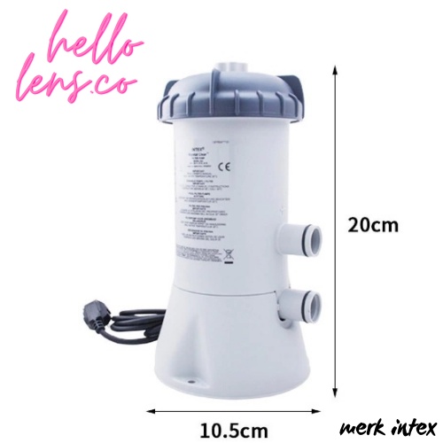 INTEX POMPA FILTER KOLAM RENANG Pompa Filter Pembersih Kolam Renang Elektrik