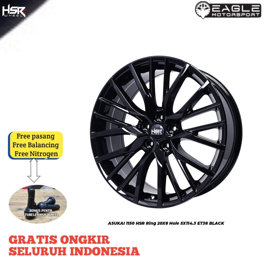 VELG MOBIL R20 RING 20 VELG INNOVA LEXUS RX HARRIER CRV ALPHARD HSR WHEEL ASUKAI