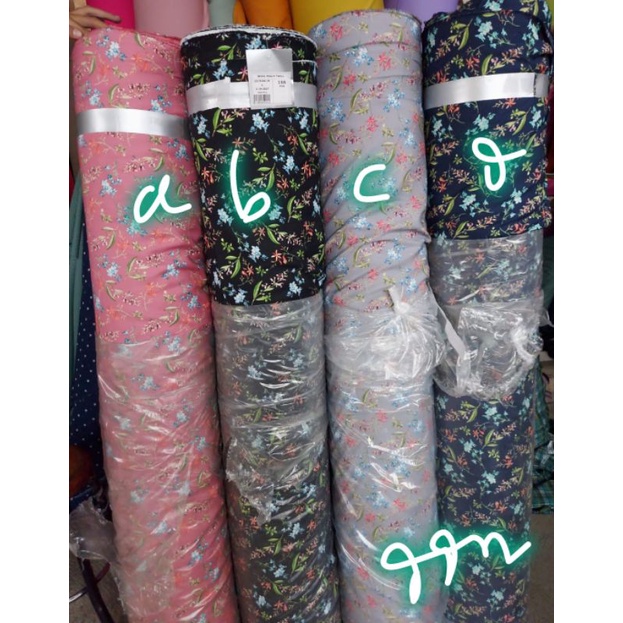 kain monalisa motif bunga