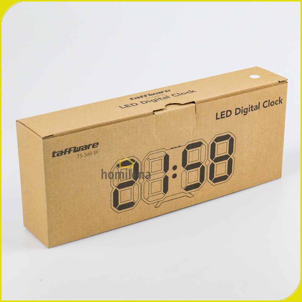 Taffware Jam Meja LED Digital Clock - TS-S60-W