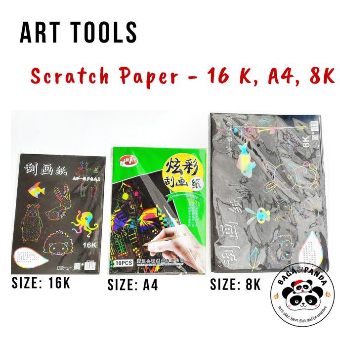 

Scratch Paper Rainbow/ Aktivitas Anak / Kertas Menggambar Anak / Kids