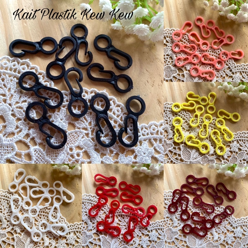 10pcs/ Kait Plastik Kew Kew