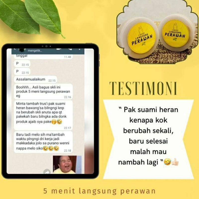 jamu 5 menit langsung  perawan