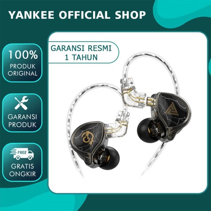 QKZ x HBB Titanium-Coated Diaphragm Driver HiFi In Ear Earphone alt CCA CRA KZ EDX Ultra 7hz Salnotes Zero