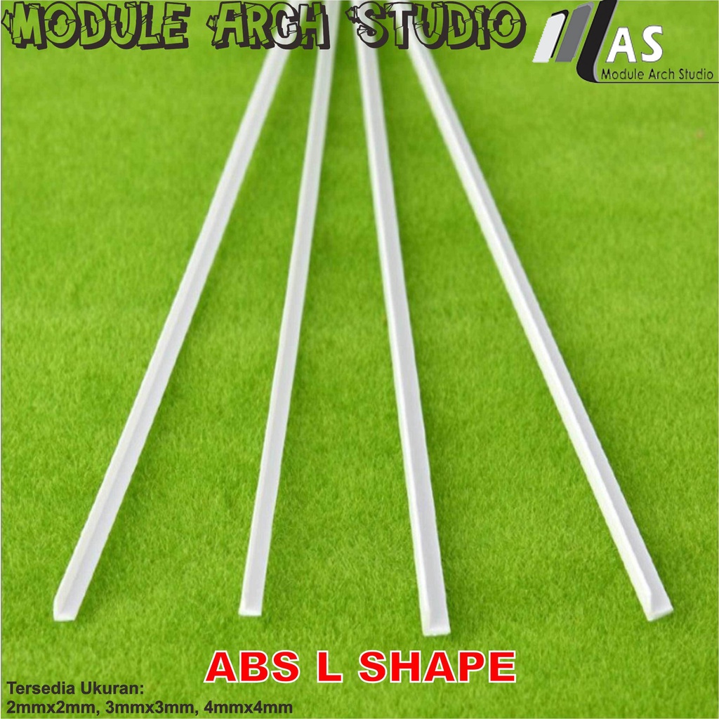 ABS L Shape - Pipa Plastik Bentuk L - Maket Siku