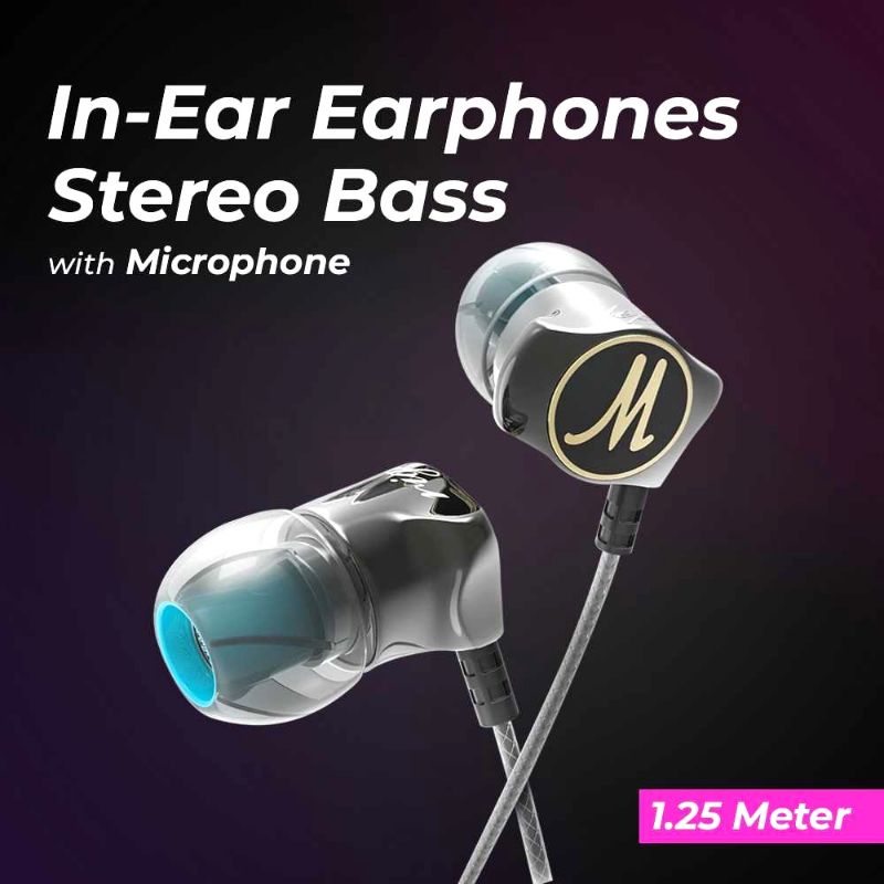 QKZ Original Product Stereo Bass In-Ear Earphones with Microphone - QKZ-DM7