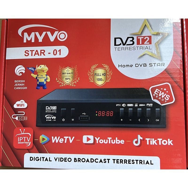 STB DIGITAL / SET TOP BOX DVB-T2 01 MYVO / WELHOME