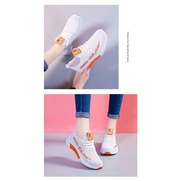 GISF Loly Sepatu Sneakers Import Fashion Wanita Korea 2021 - Real Pic