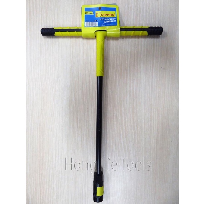 Kunci sok T Lippro 12mm Gagang Karet / Lippro 886R-12 Hex honglie77 dijamin