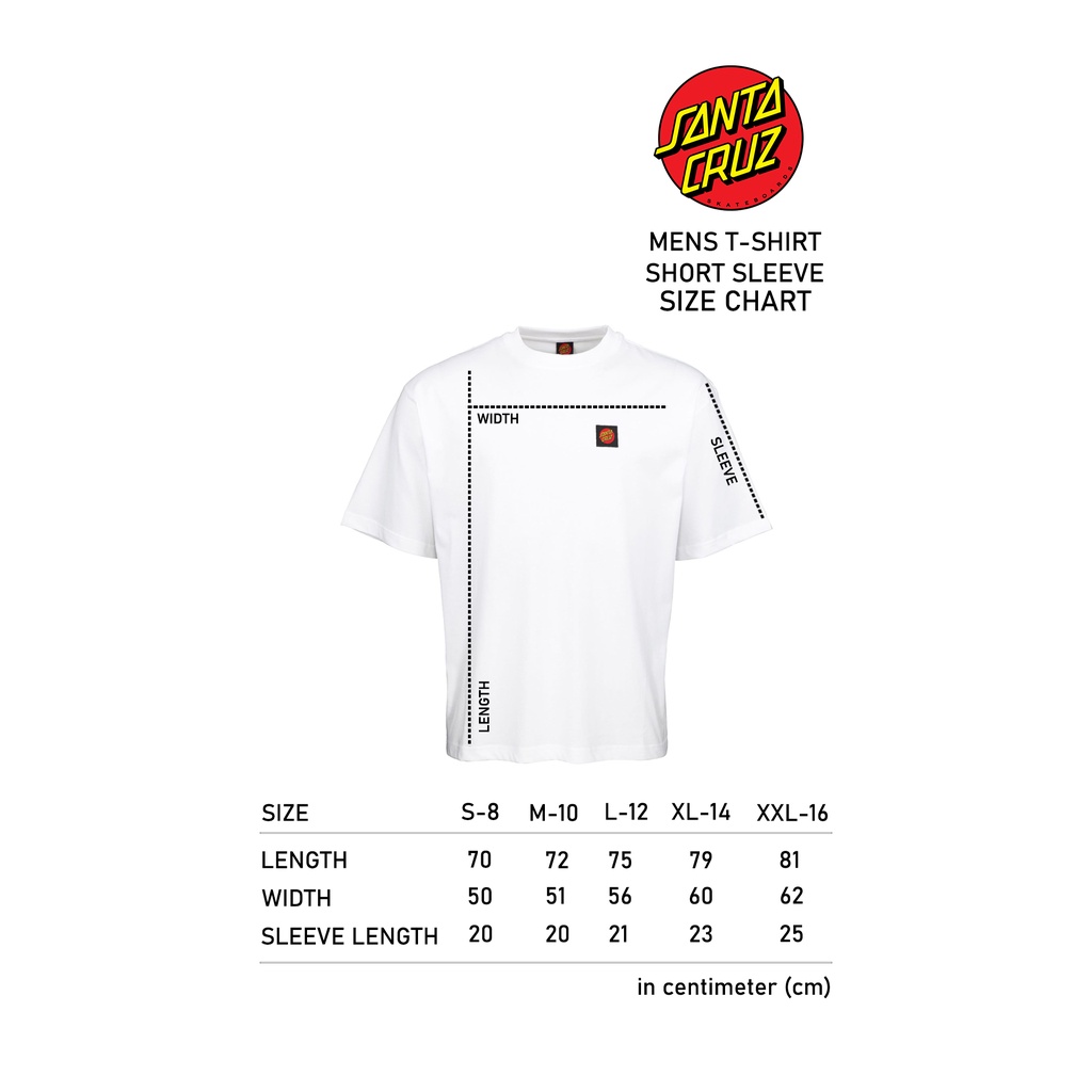 Santa Cruz MFG Dot White Tee