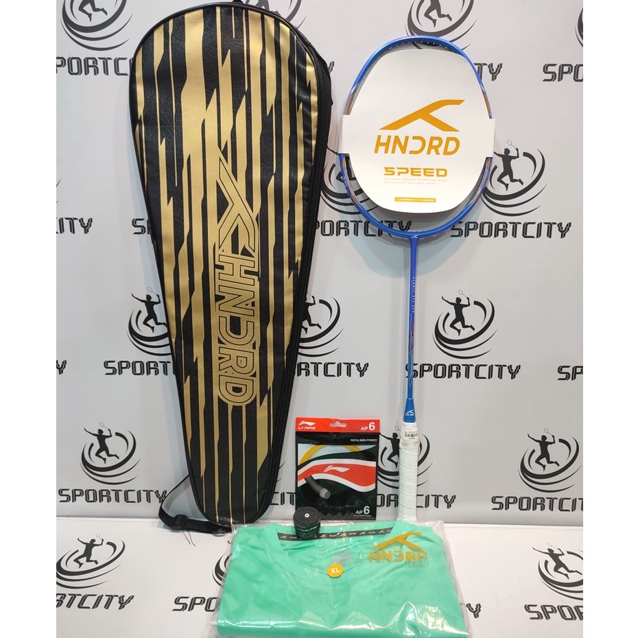 Raket Badminton HNDRD Hundred  ATOMIC X 35 Speed Original