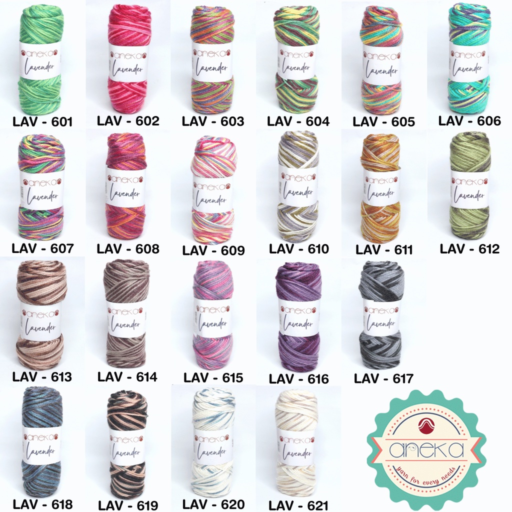 KATALOG - Benang Rajut Lavender / Camel Wool Yarn