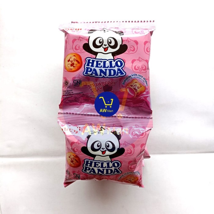 HELLO PANDA RENCENG ( 10 SACHET X 8GRA) - COKELAT, STRAWBERRY, COOKIES AND CREAM, DOUBLE CHOCO, MILK ALL VARIAN