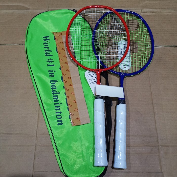 Raket Raket Badminton Pendek Anak Ynx Sepasang Dua Buah