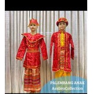 baju adat Palembang anak wanita