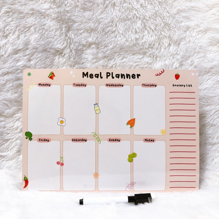 

Agenda Magnetic Meal Planner (Full Magnet)