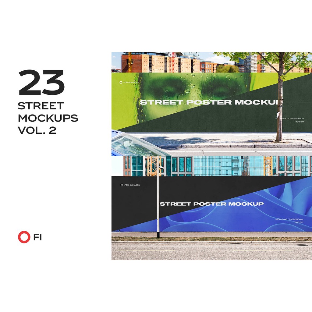 Urban mockup poster street vol.2