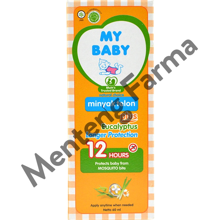 My Baby Minyak Telon Plus Long Protection 60 ml - Telon Anti Nyamuk Hingga 12 Jam