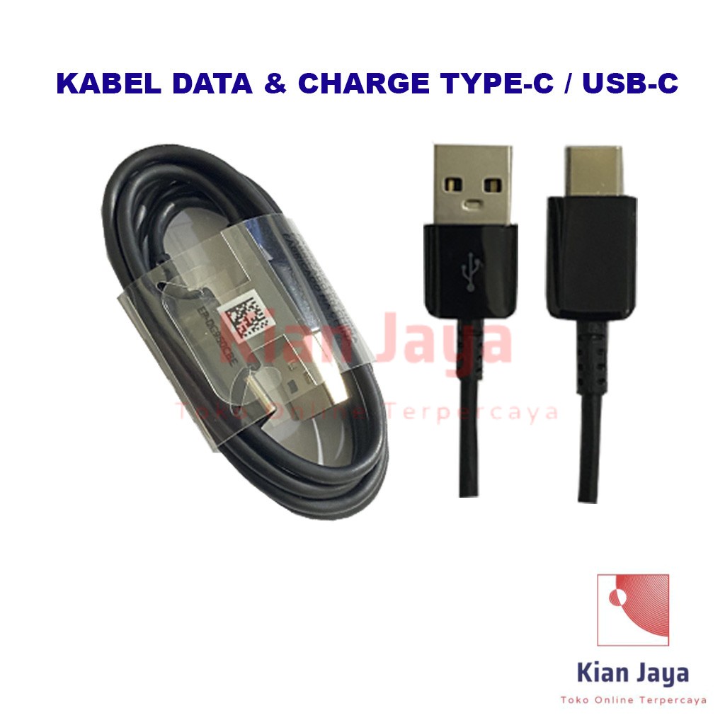 Travel Charger Samsung Galaxy S8 / S9 / Note 8 Fast Charging Pengisian Daya Cepat Kabel Cable USB Type Tipe C Original OEM Travel Adaptor Casan Hp Ori