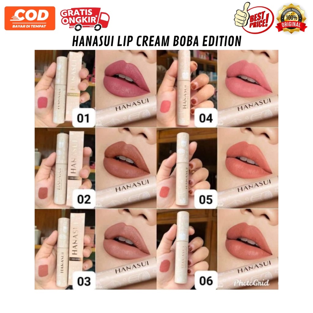 Jual Lipcream Hanasui Boba Ombre 4 Gr Bpom Halal Tidak Membuat Bibir