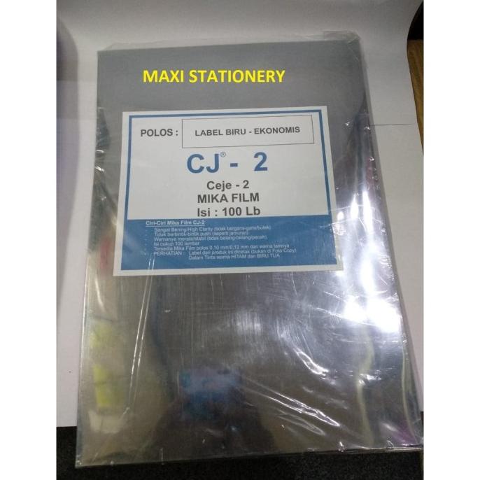 

HOT PROMO Cover Jilid Plastik Mika Bening A4/F4 CJ-2