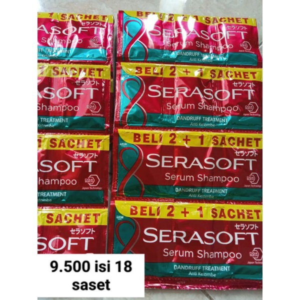 Shampo Serasoft dendruf 10 ml isi 18 sachet