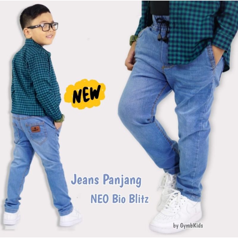 Jeans Anak Skinny 2 - 12 Tahun Unisex Stretch