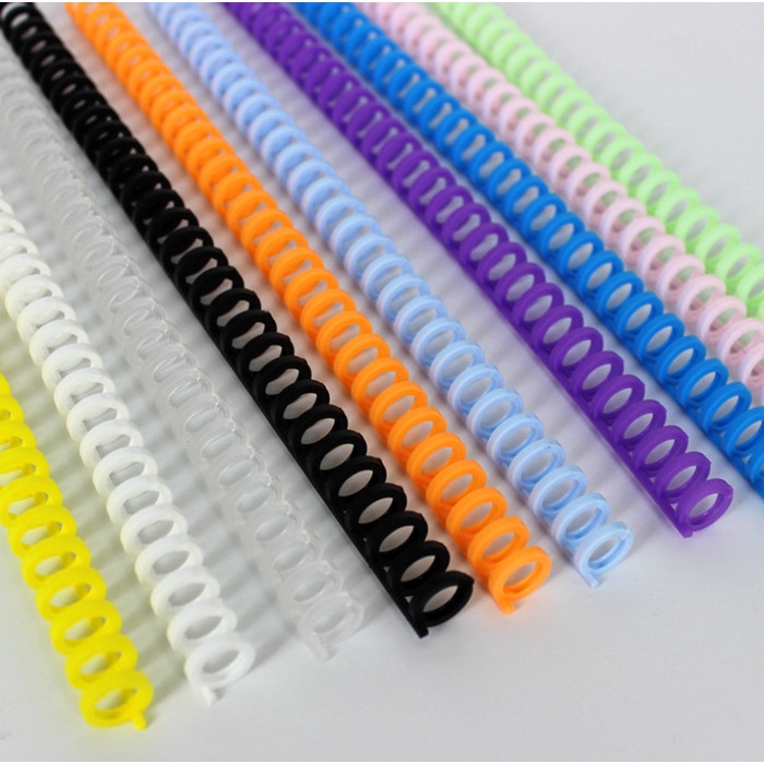 

RING BINDER LOOSE LEAF 30 LUBANG SPIRAL BAHAN PLASTIK