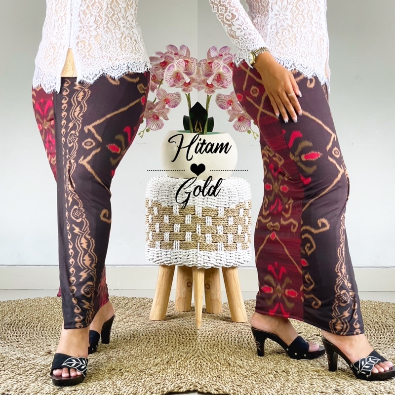 kamen jadi moscrep motif endek bali terbaru bahan full stretch